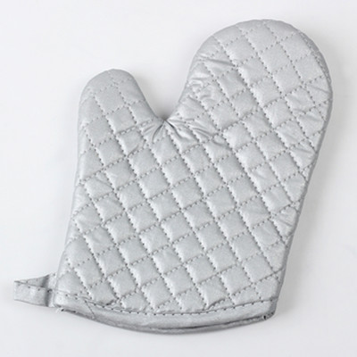 silver coating oven mitt-10''