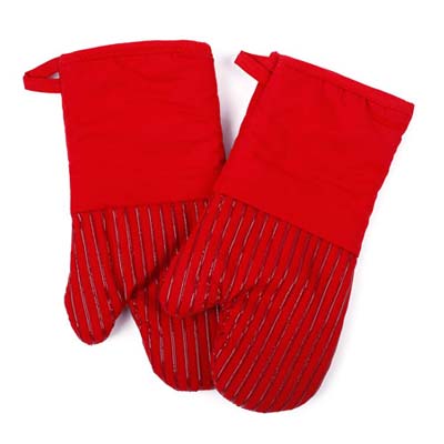 silicone printed oven mitt